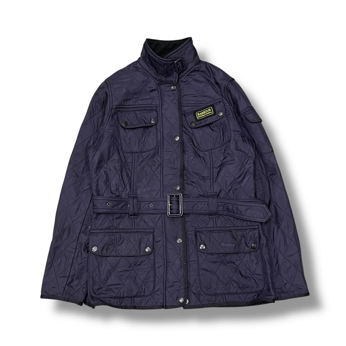 바버 퀄팅 벨티드 자켓 s08720 상품이미지2