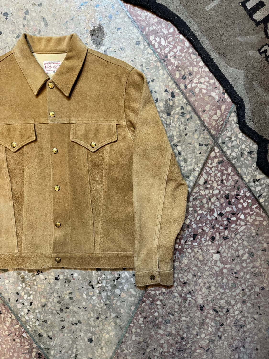 본쿠라 스웨이드 트러커 자켓 (38~40) 상품이미지4