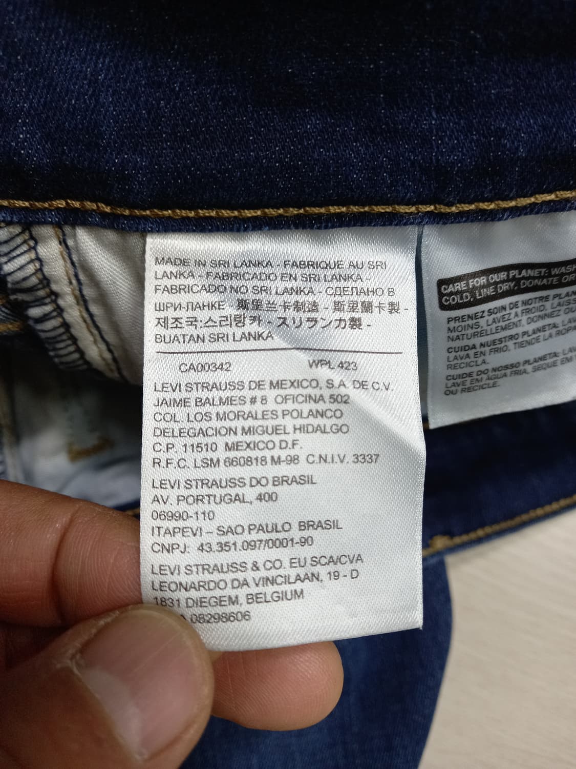 25 리바이스711 워싱 스판스키니 25-286 상품이미지8