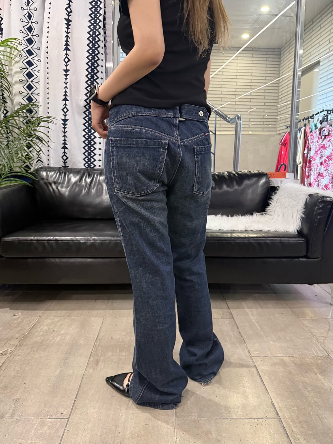 Diesel 데님 팬츠 진청 세미 부츠컷 상품이미지1