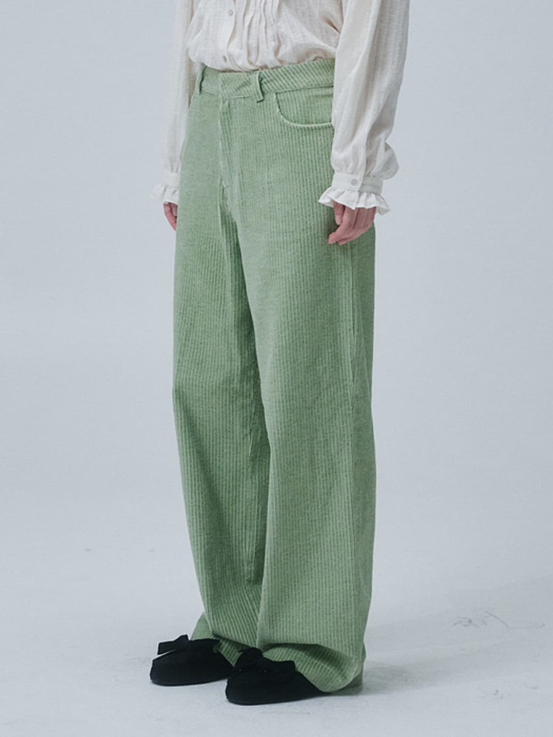 {정가 13.8 새상품} 펀프롬펀 하트 포켓 코듀로이 바지 팬츠 M 상품이미지4