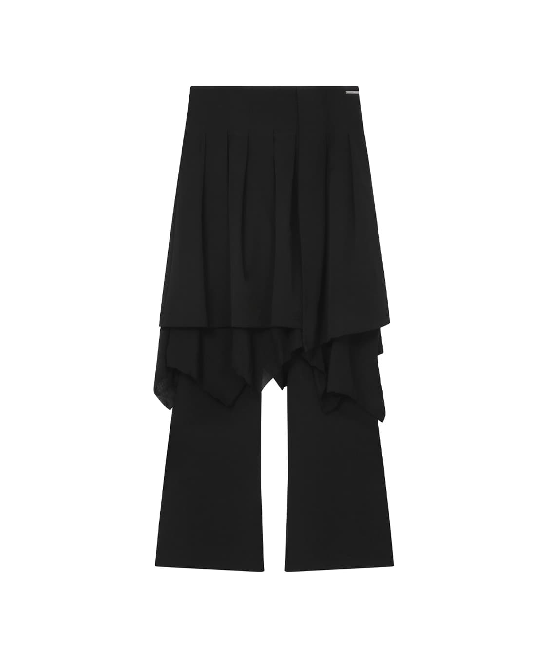 미세키서울 Layered skirt pants set BLACK 상품이미지1