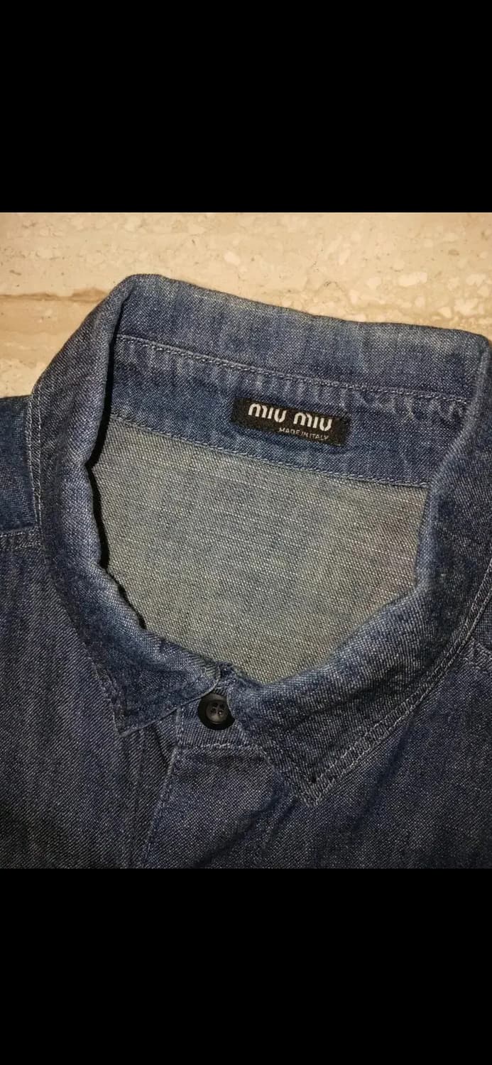 04’ACHIEVE  miumiu  MENS DENIM SHIRTS 상품이미지4