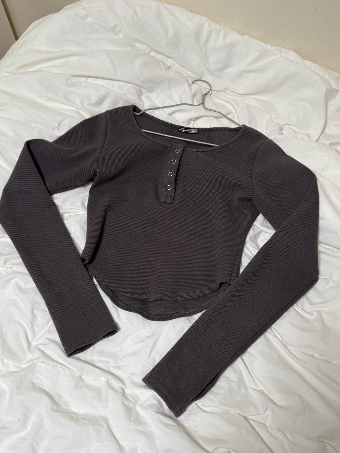 플노팔 제니탑 긴팔 챠콜  상품이미지1