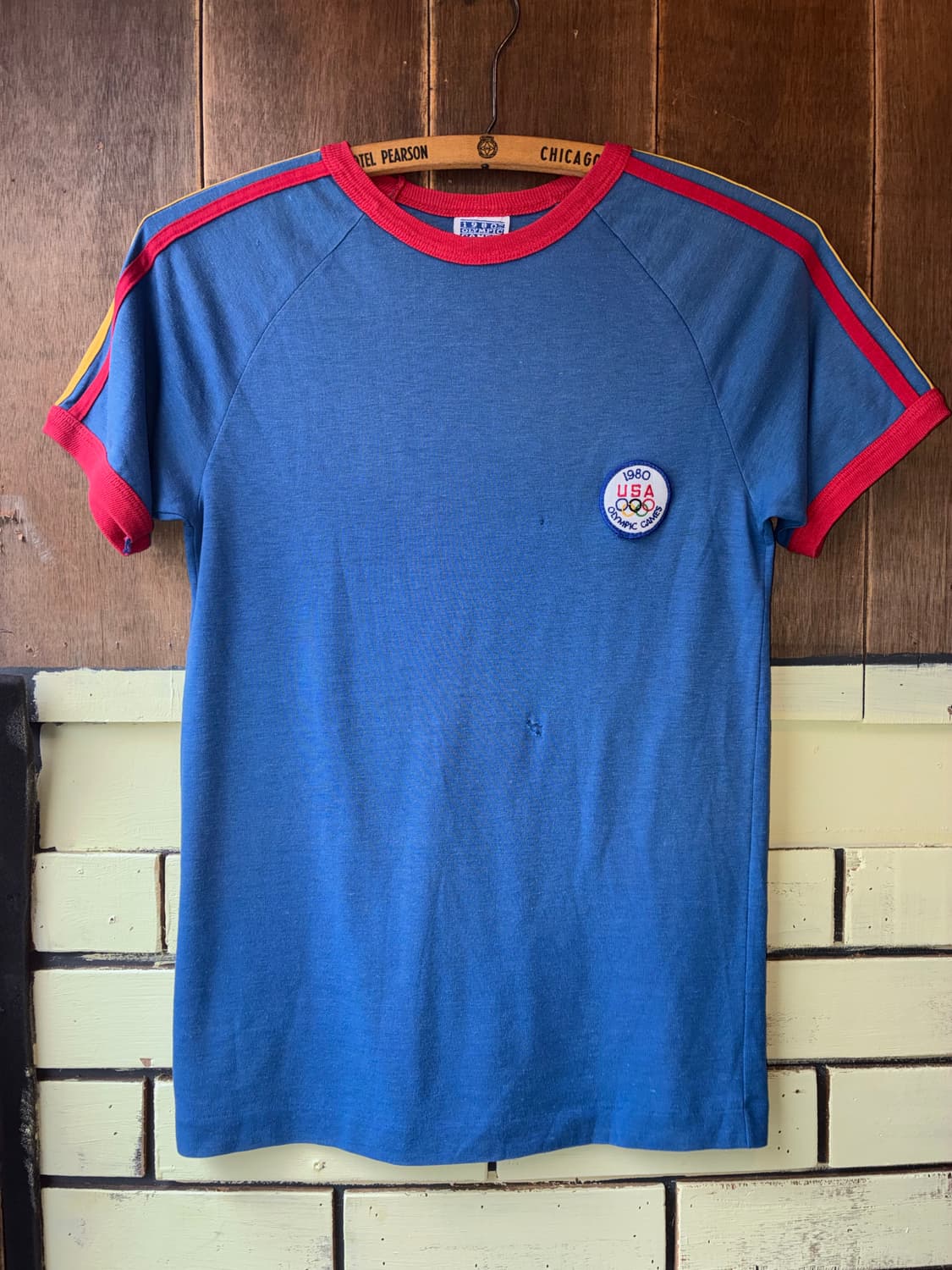 1980’s Levi’s USA Olympic Games Ringer T 상품이미지1