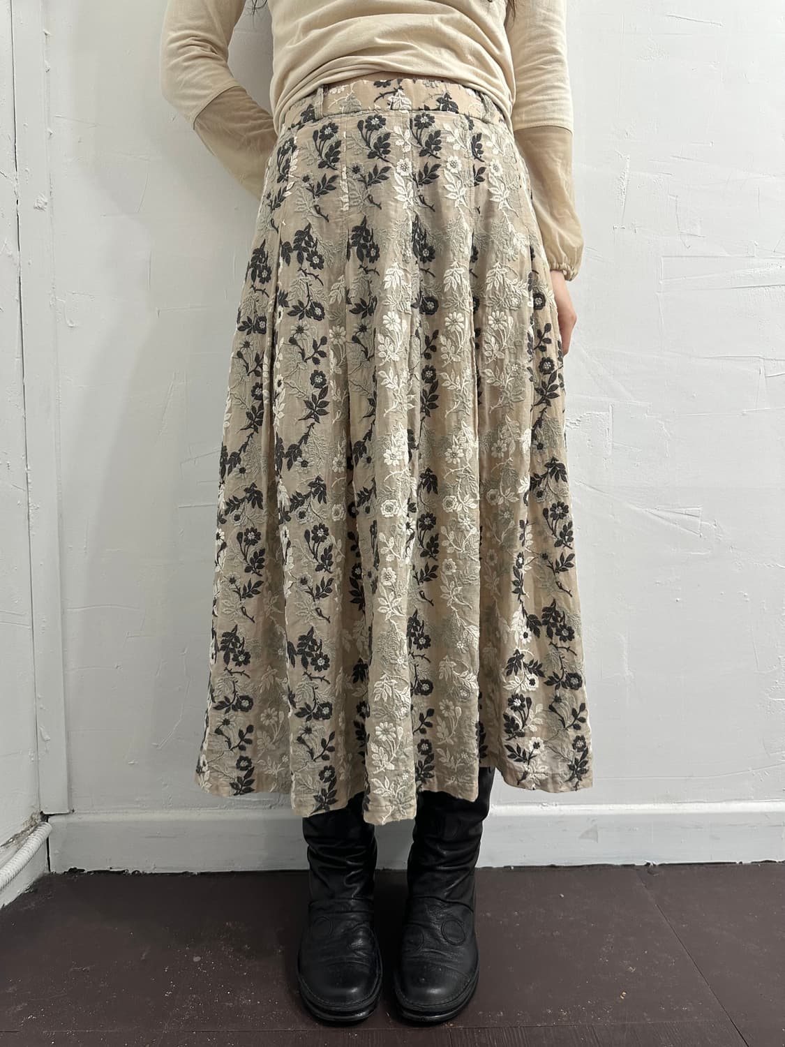 flower mori skirt 상품이미지1