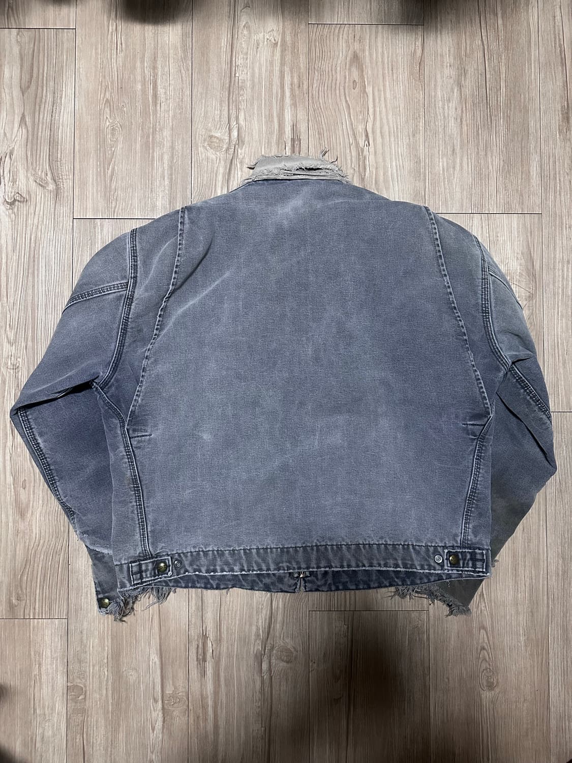 빈티지 칼하트 디트로이트 자켓 라이트 그레이 XL MADE IN USA 상품이미지5