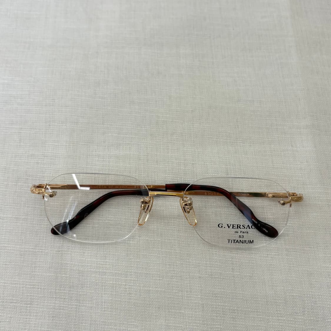 VERSACHE 사각 골드 무테 상품이미지4