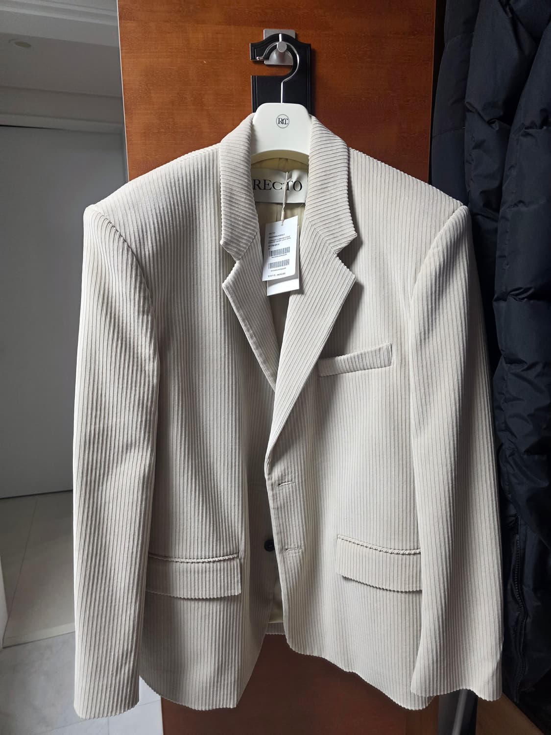 [M] 렉토 24fw 코듀로이 자켓 블레이저 라이트 세피아 상품이미지6