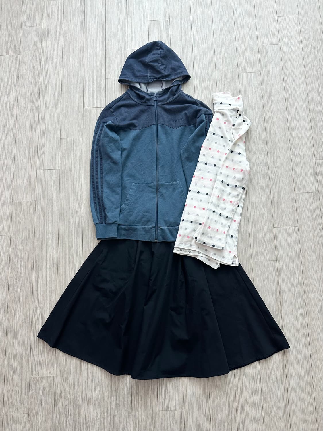 jpn 키치 러힙 괴짜 레이어드 코디세트 상품이미지6