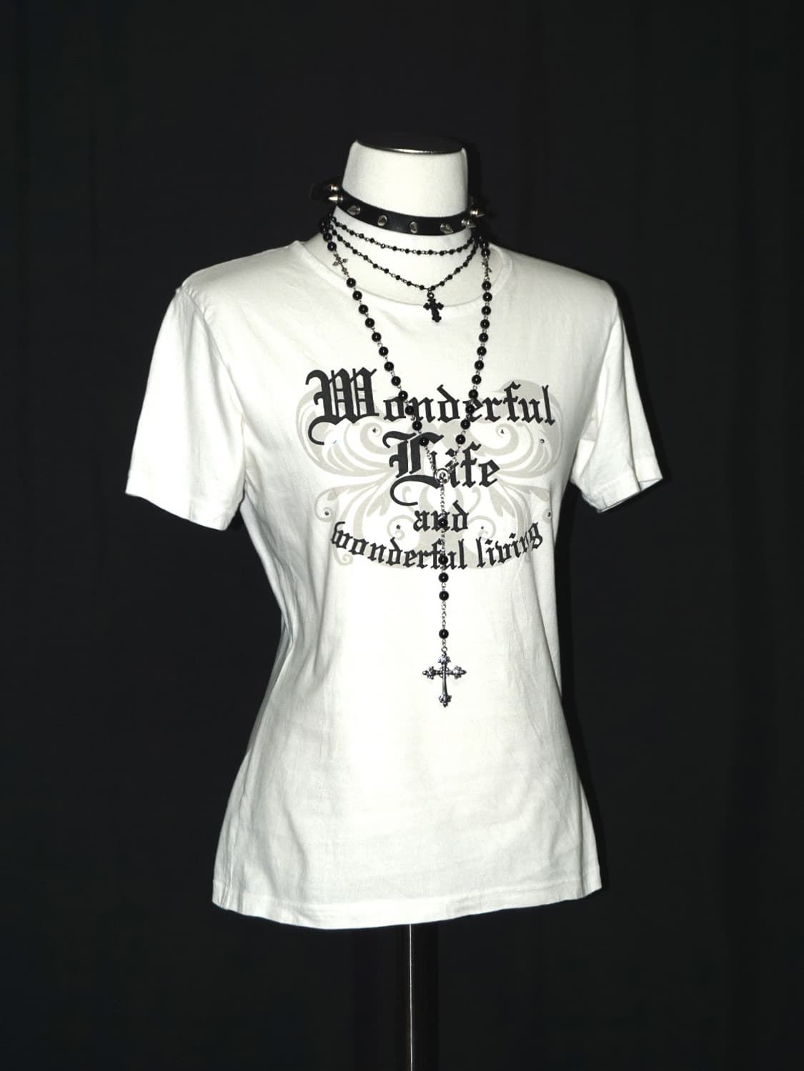 y2k gothic lettering t  상품이미지2