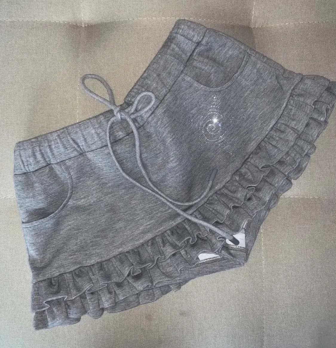 테스트메커니즘 jikoo 지쿠 Frill Miniskirt 프릴 스커트 상품이미지1