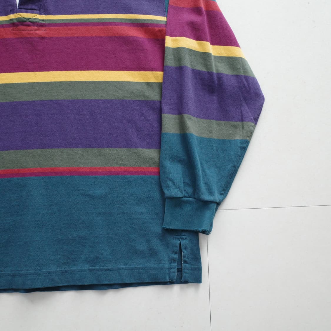 90s 빈티지 랜즈엔드(Lands' End) 럭비 셔츠 (L추천) 상품이미지3