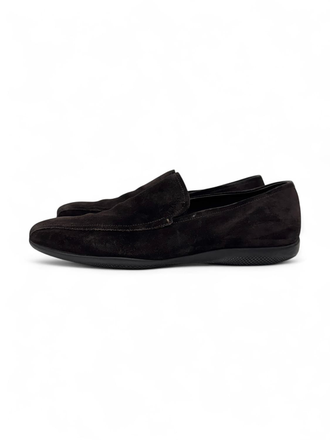 Prada 90s Classic square Suede Loafer 상품이미지1