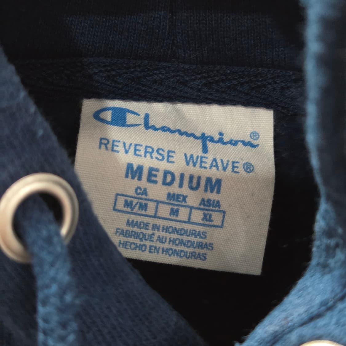 챔피온 블루택 리버스위브 기모 후드티 M  상품이미지2