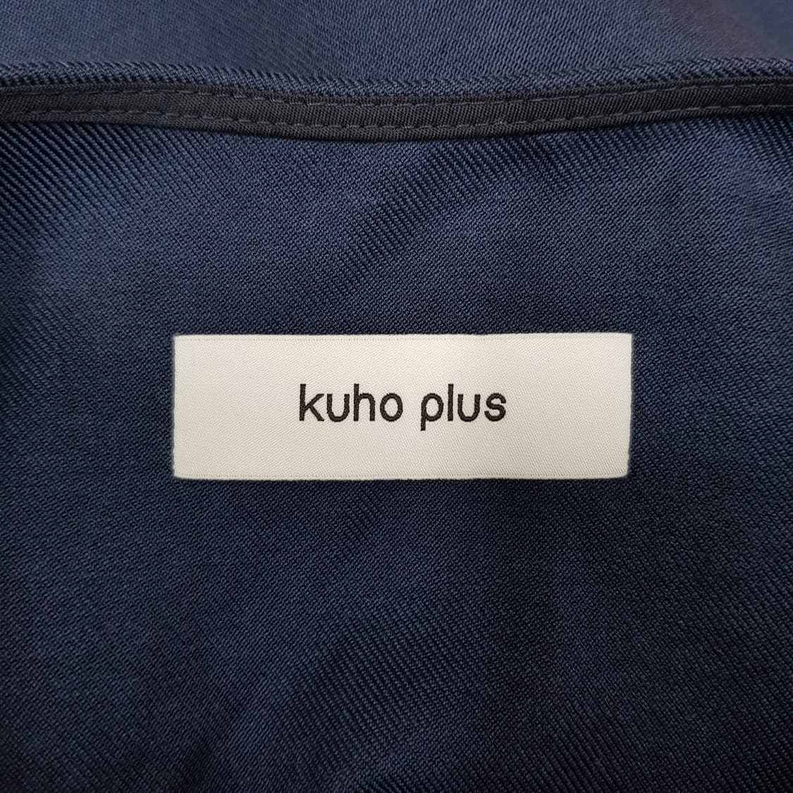 구호 플러스  노카라 벨트 원피스 코트 1사이즈 상품이미지5