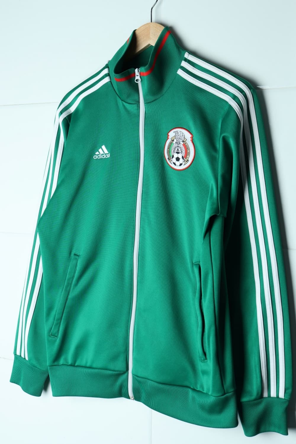 (XL-2XL) 아디다스 집업 바람막이 점퍼자켓 월드컵 그린-H33285 상품이미지1