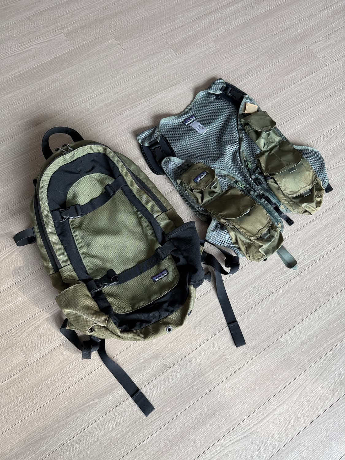 patagonia 피타고니아 피싱베스트 백팩 세트 초레어 상품이미지1