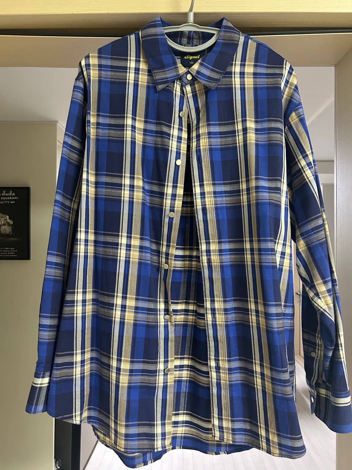 tngt 오버핏 체크 셔켓 M 상품이미지1