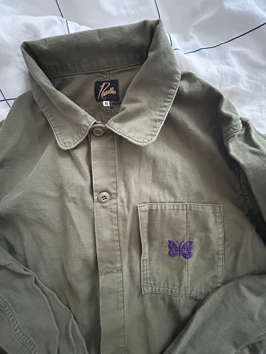 [M]니들스 자켓 카키 상품이미지2