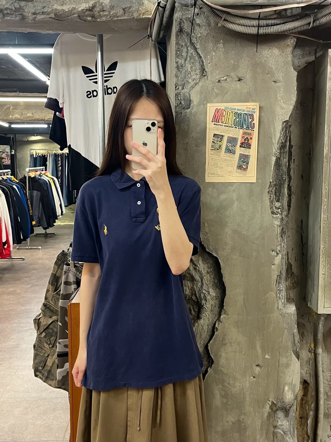 폴로 랄프로렌 반팔 카라티 네이비 M #csz994 상품이미지2