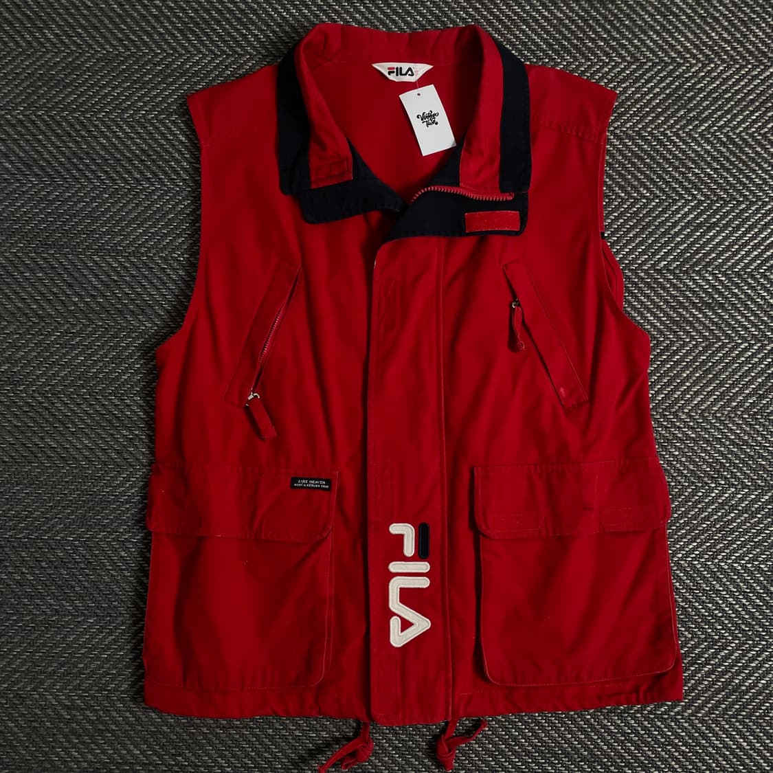 90s 필라 빅로고 올드스쿨 헌팅 베스트o 3605 상품이미지1