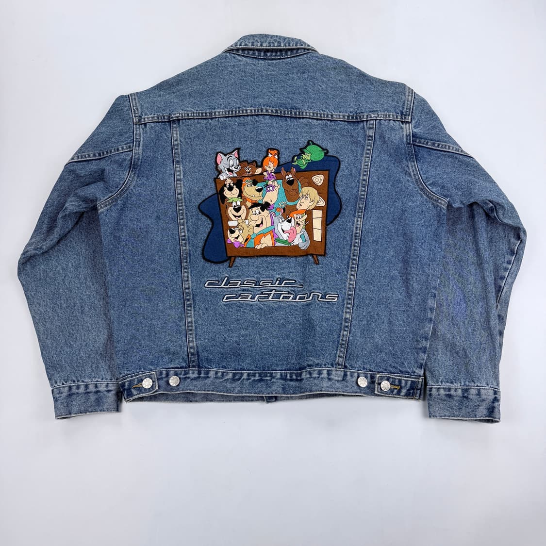 90s 워너브라더스 루니툰즈 카툰 오버핏 청자켓 상품이미지1