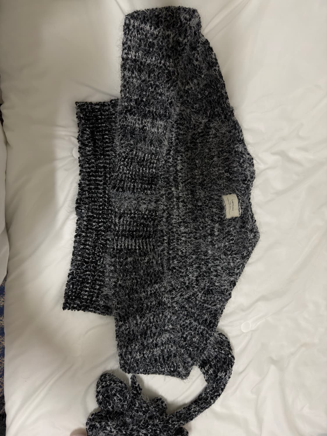 라티젠 팝콘 가디건 세트 블랙 상품이미지2