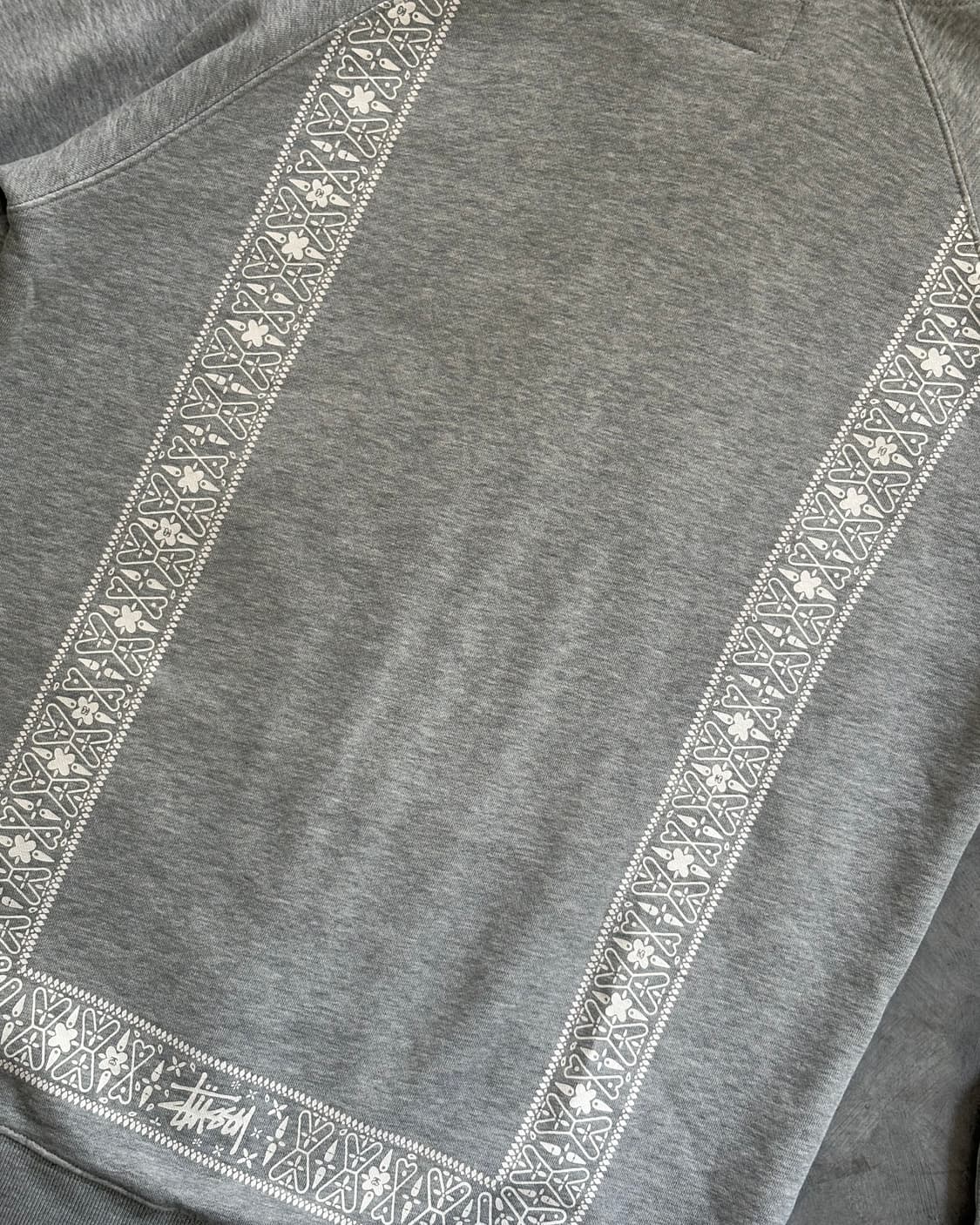 Stussy 스투시 00‘s 페이즐리 그레이 후드 집업  상품이미지4