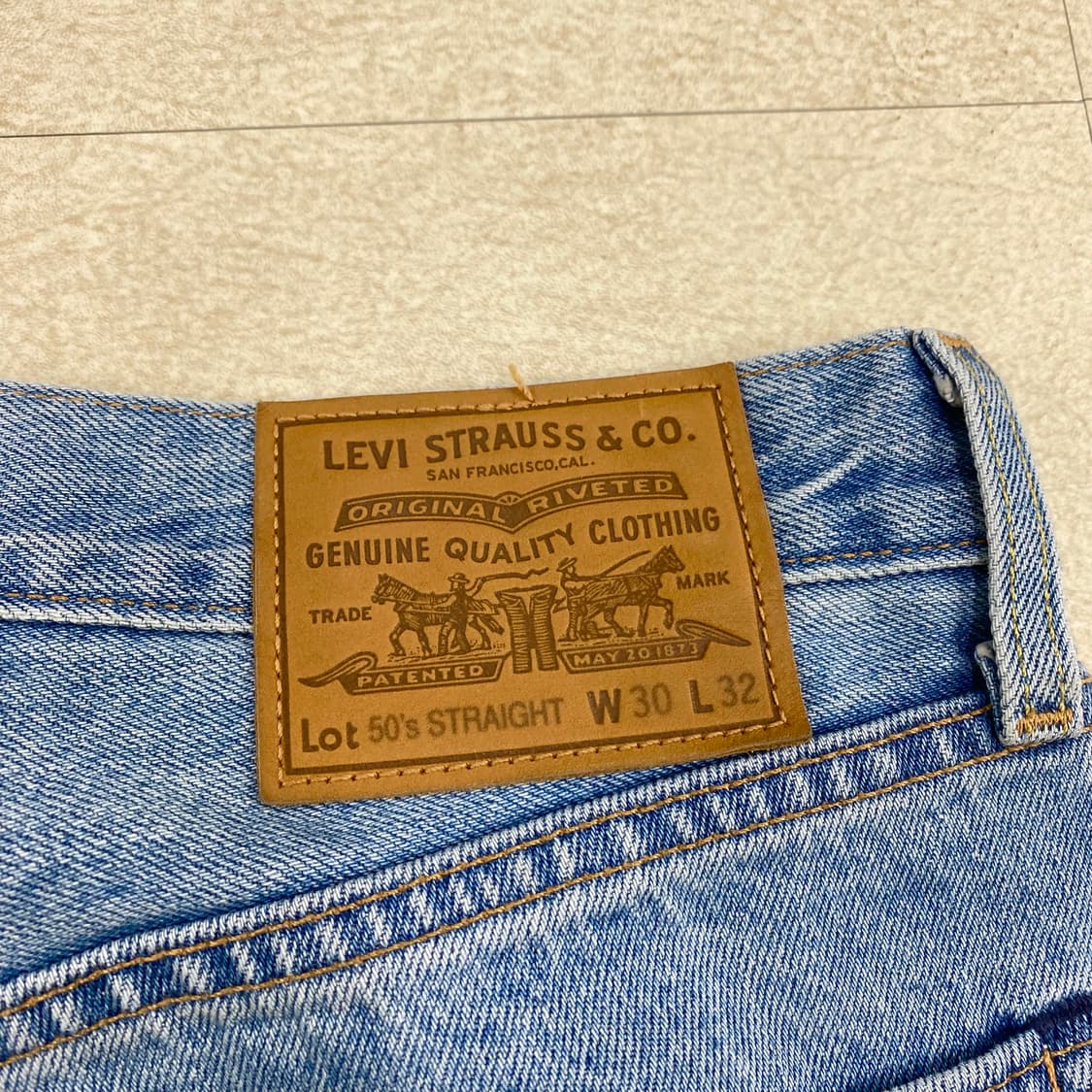 리바이스 프리미엄 빅E 50s 스트레이트 데님 진 (30) 상품이미지5