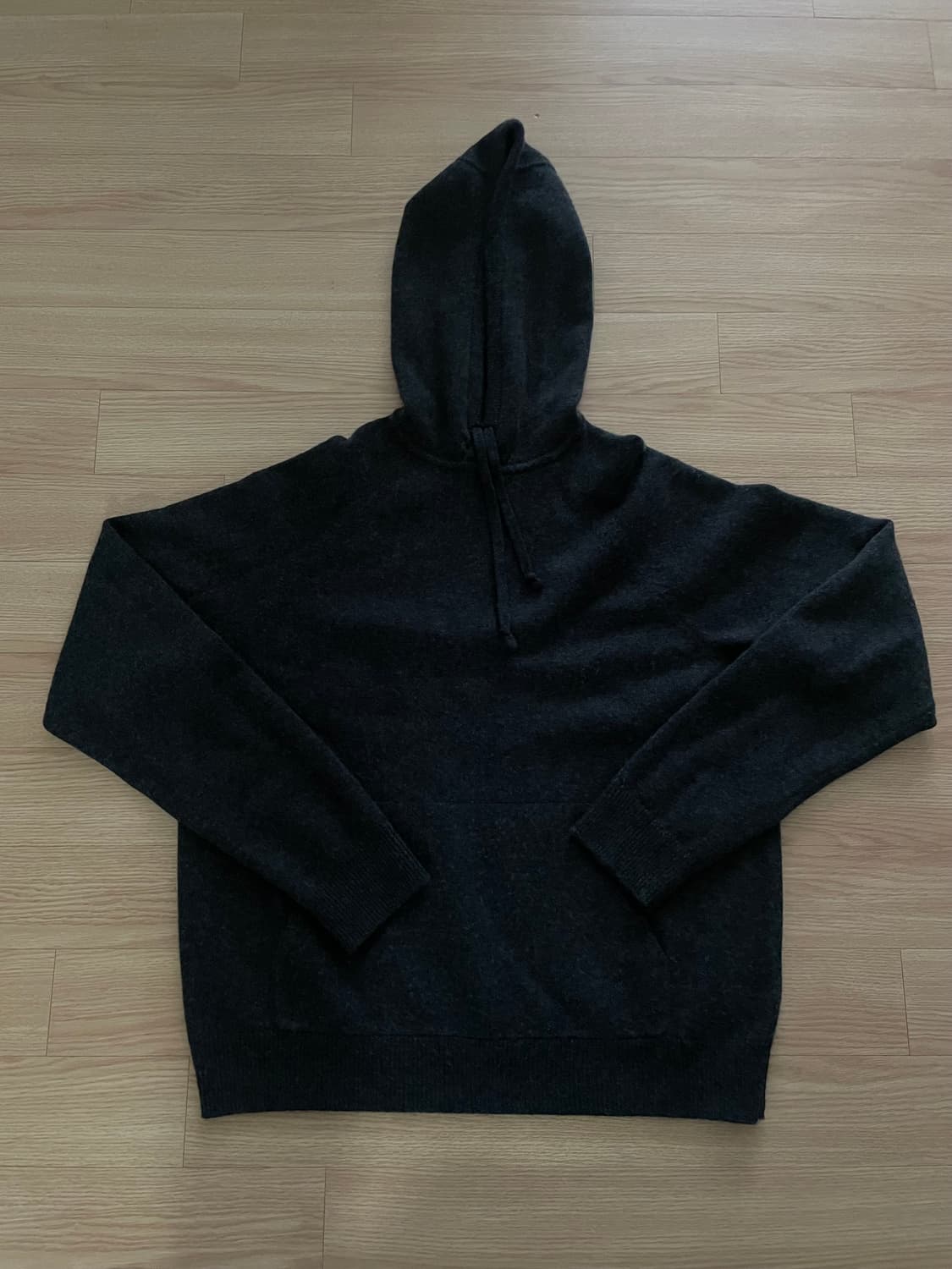 Cos 코스 차콜 울 후드 니트 L 상품이미지4