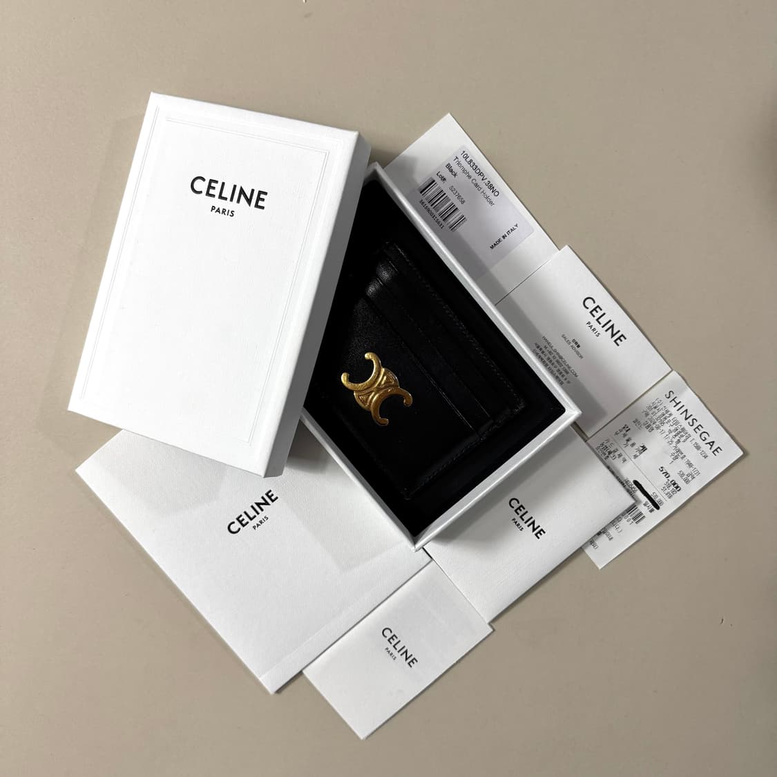 [백화점판/당일출고]셀린느 트리옹프 카드지갑 상품이미지1