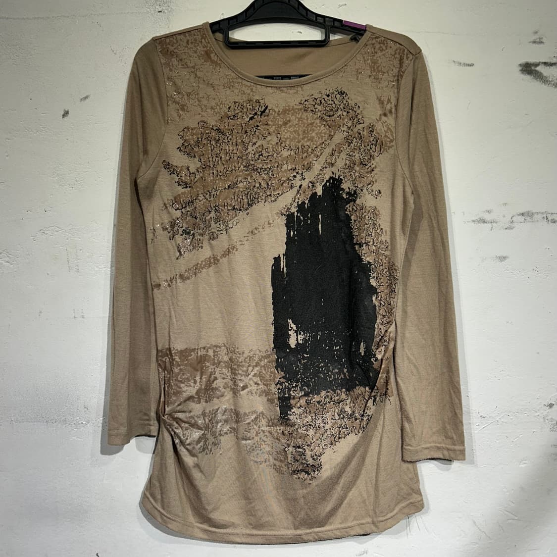 빈티지 패턴 오리엔탈 롱슬리브 긴팔 쭉티 S 상품이미지6