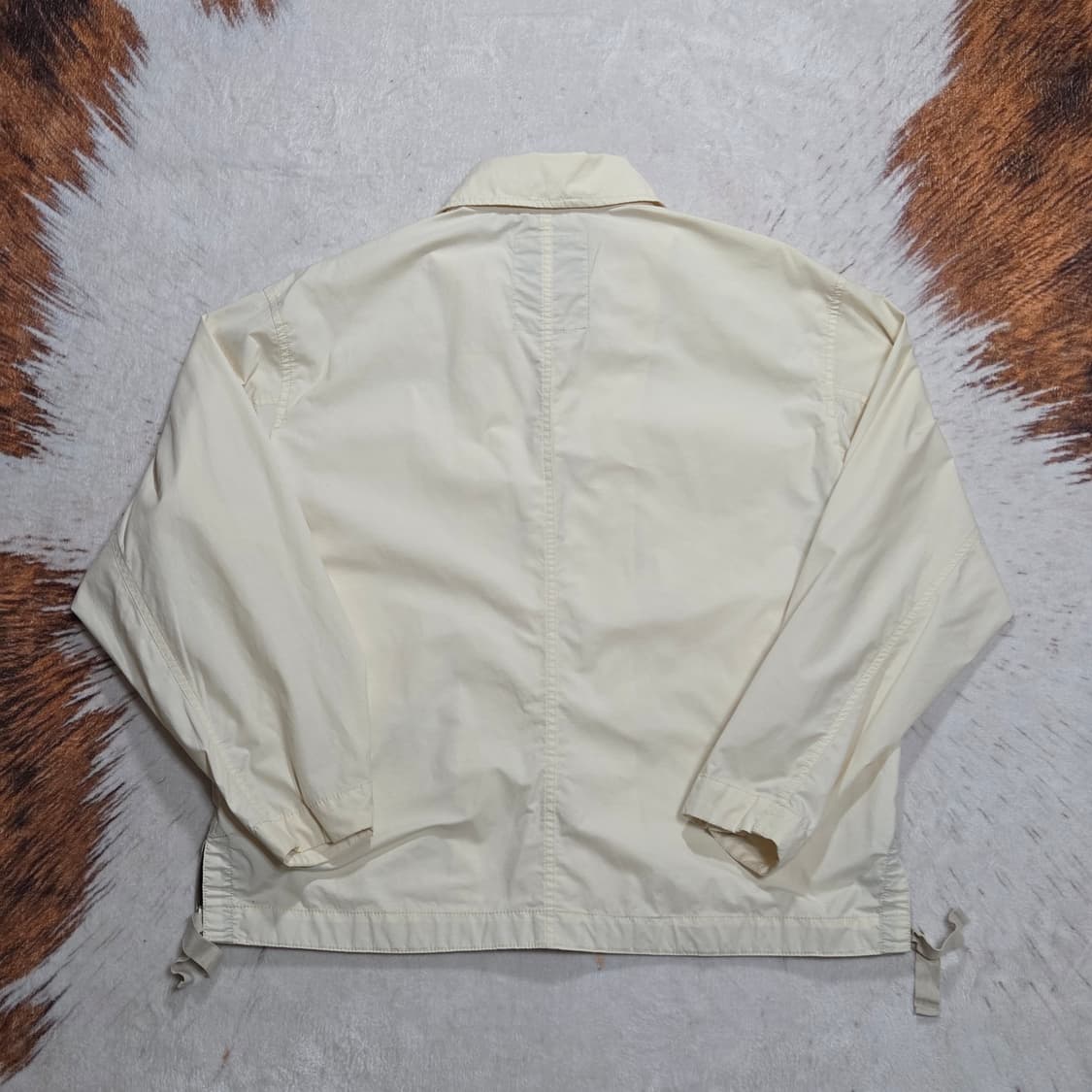 후아유 아이보리 바람막이 야상 자켓 상품이미지4