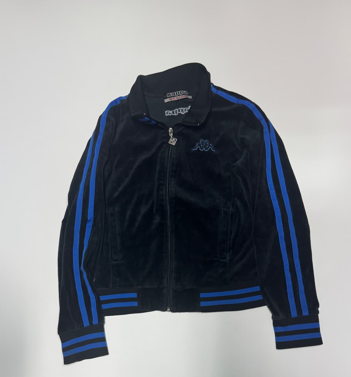 여성 카파 Kappa 올드스쿨 y2k 벨루어 벨벳 져지 상품이미지1