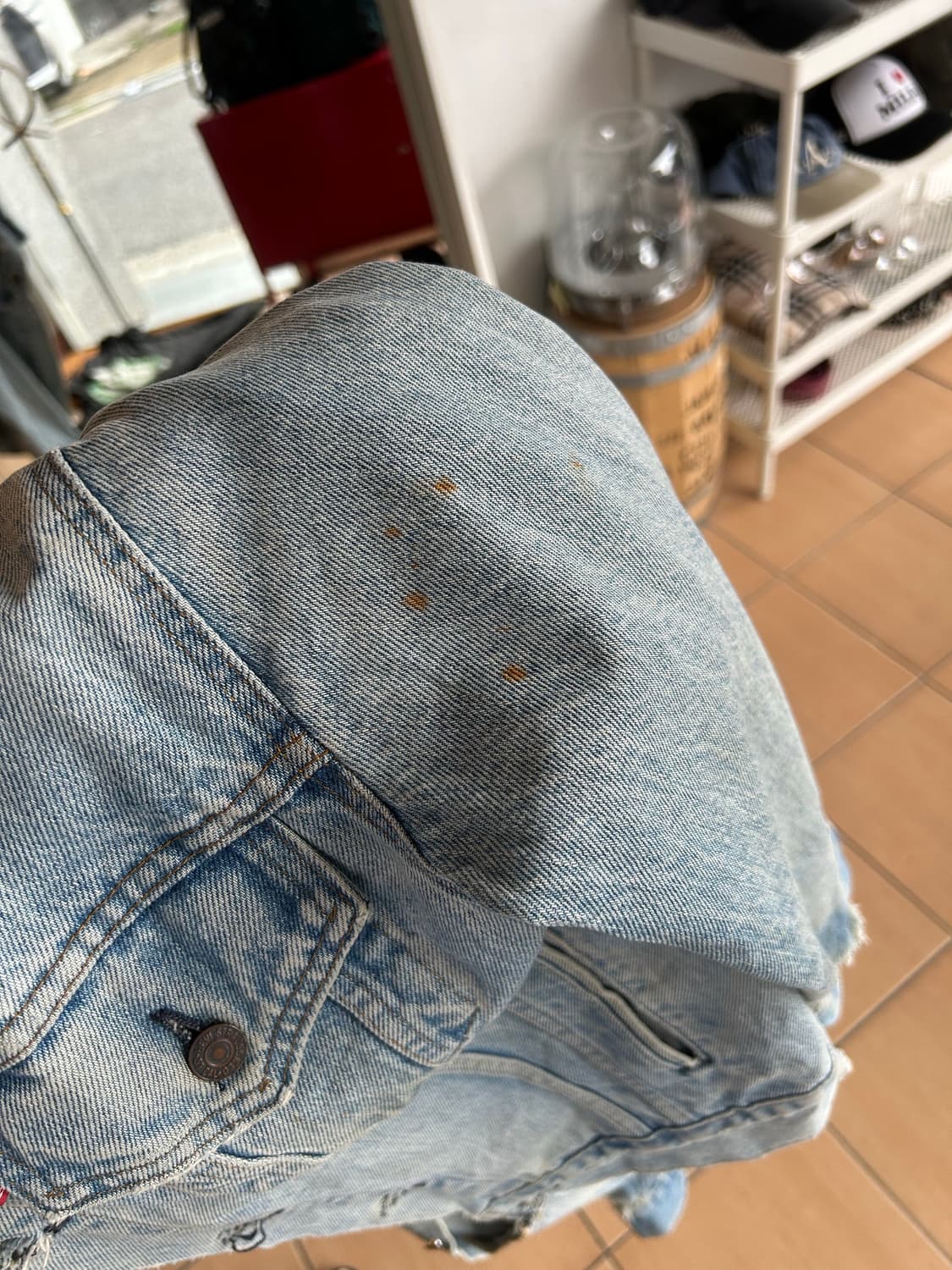 80‘s Levi’s 70506 Trucker 42R 상품이미지5