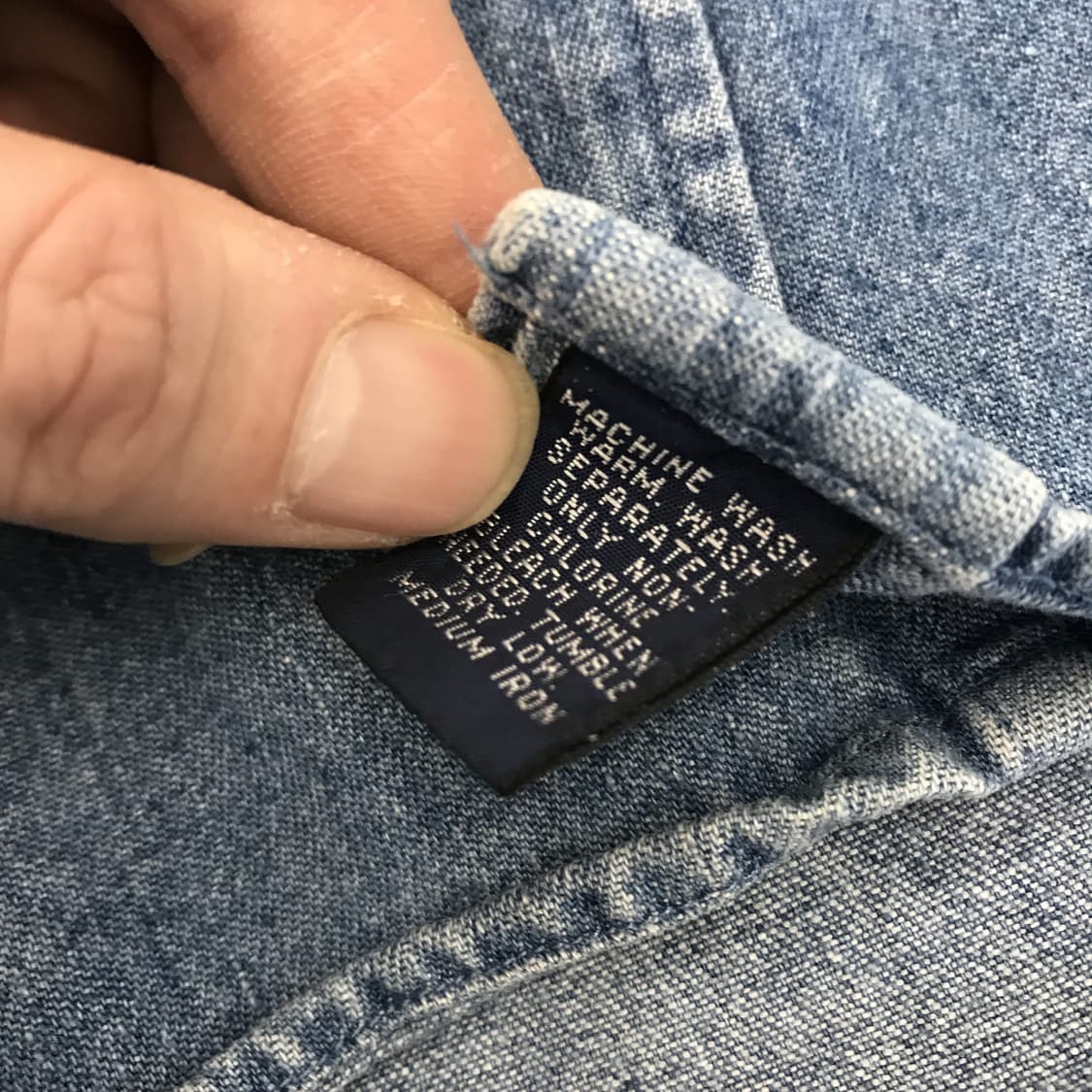 폴로 랄프로렌 90s 데님셔츠 BOYS [여성55] 상품이미지6