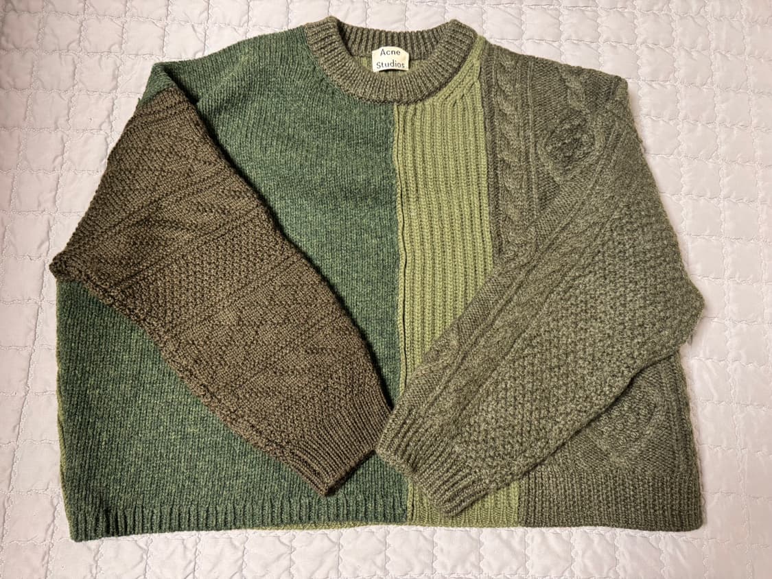 아크네 스튜디오 패치워크 풀오버 니트 상품이미지1