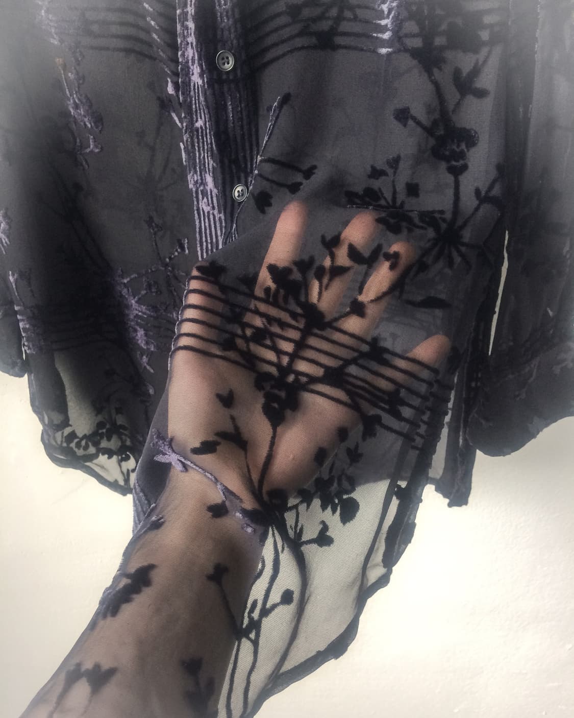 Giorgio Armani pattern see through shirt 상품이미지6