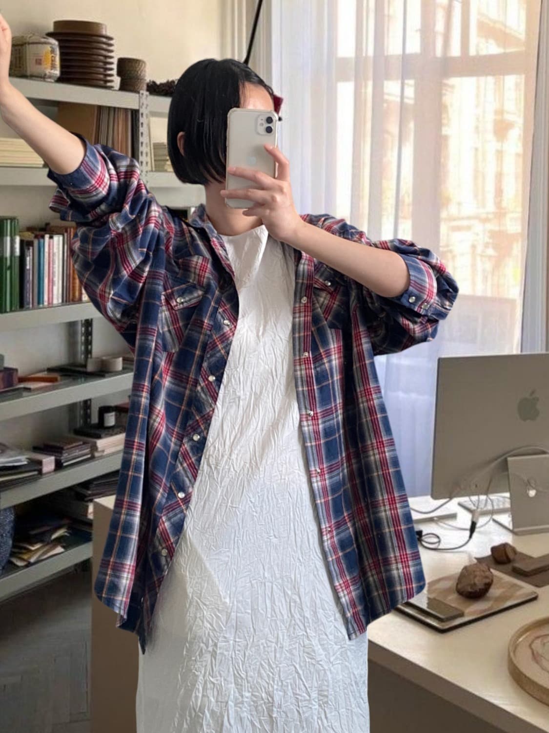 랭글러 체크 셔츠 (Man 2XL) AB0655 상품이미지1