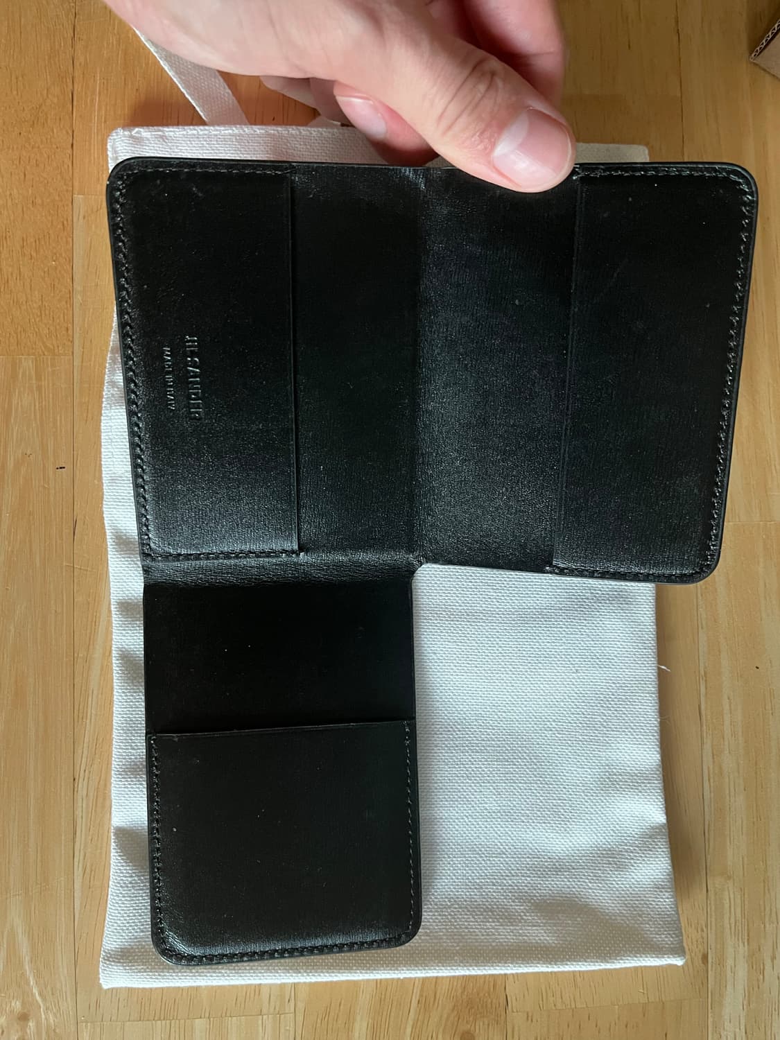 질 샌더 더블 폴딩 카드지갑 상품이미지2