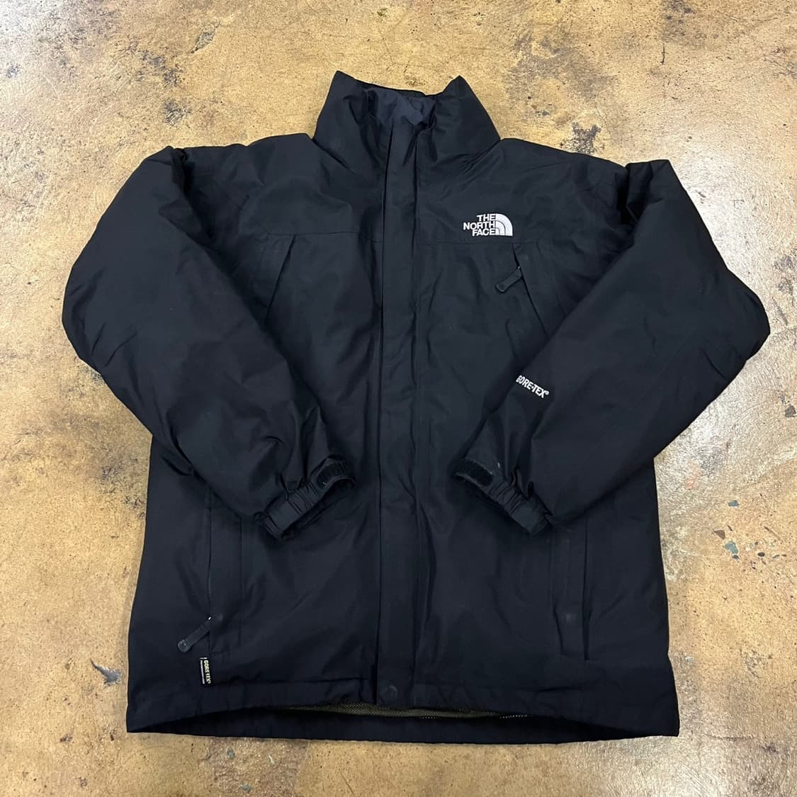 [정품/M] 노스페이스 고어텍스 블랙 바람막이 패딩 자켓 b15 상품이미지2