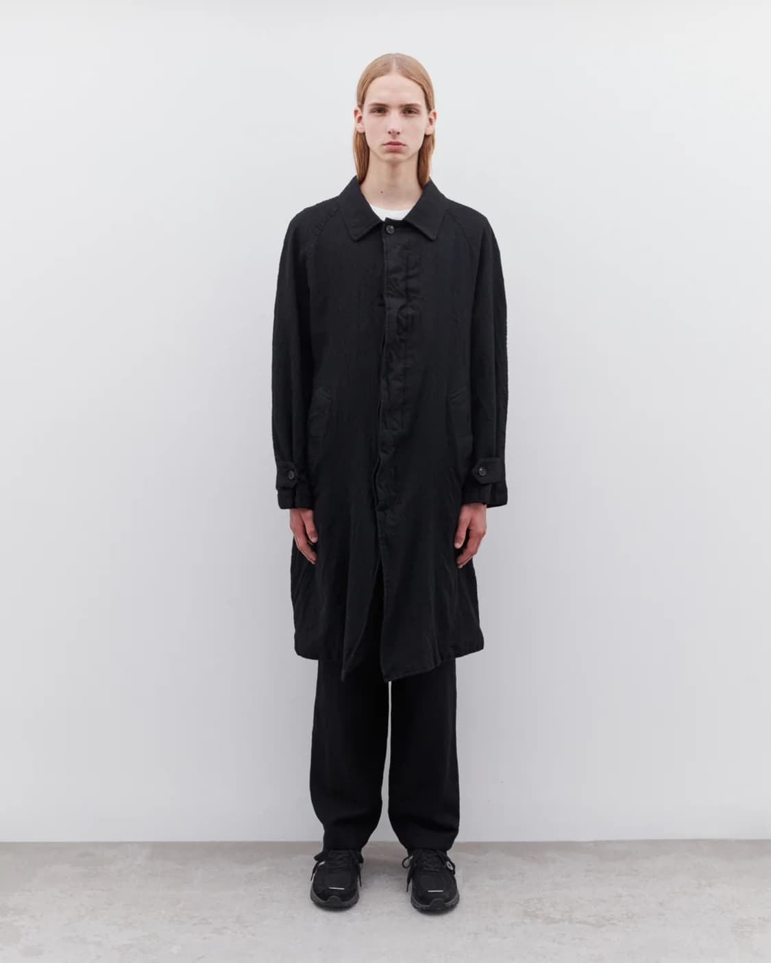 꼼데가르송 옴므 24aw wool mac coat /머듈,더로우,코모리 상품이미지4