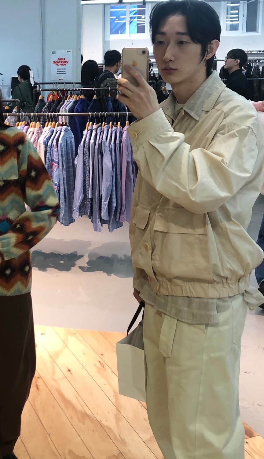르메르 19SS 베이지 오버사이즈드 블루종 자켓 48 상품이미지10
