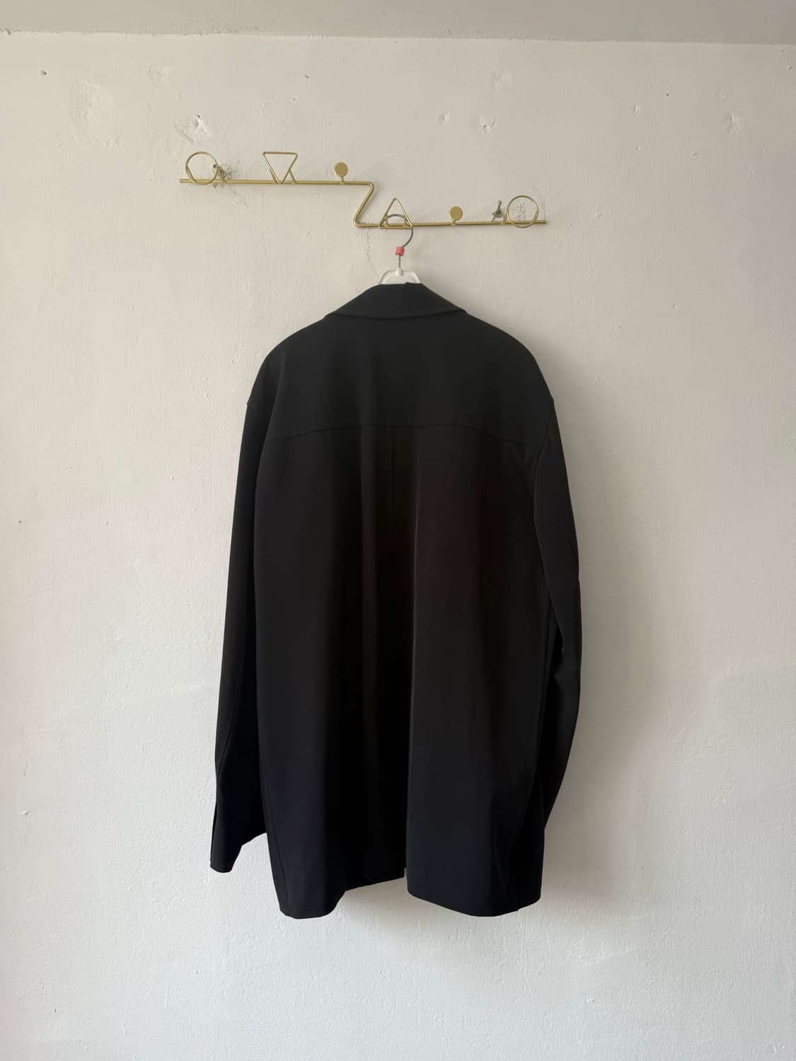 PRADA 블랙 코트 XL 상품이미지7