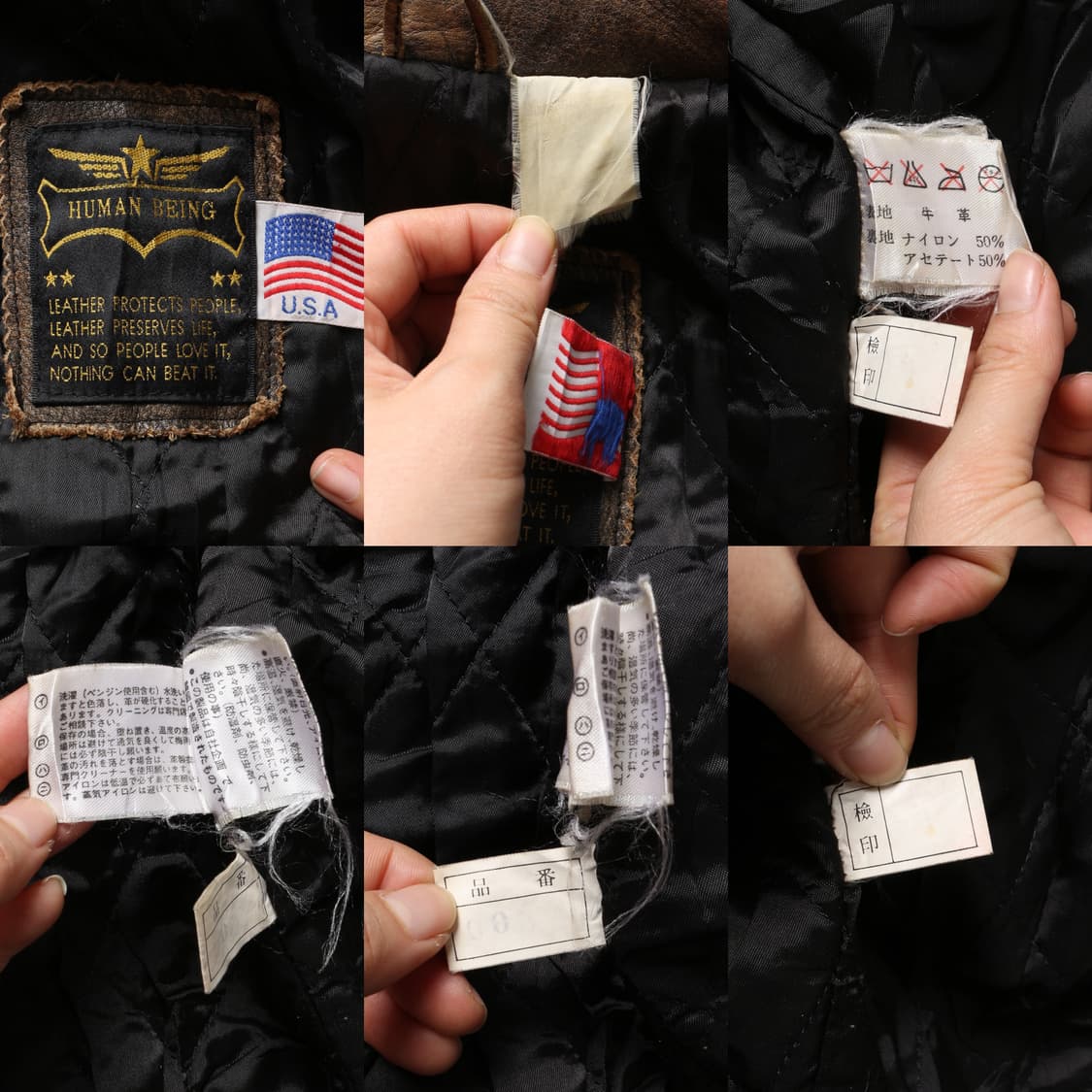 HUMAN BEING 레더 더블라이더 자켓   상품이미지10