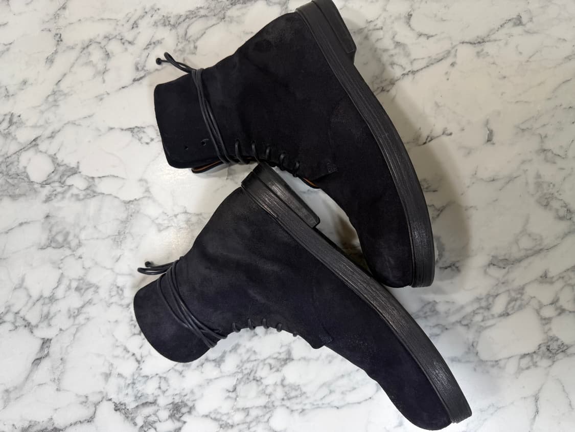 Marsell ZUCCA navy washed suedeboots 42 상품이미지2