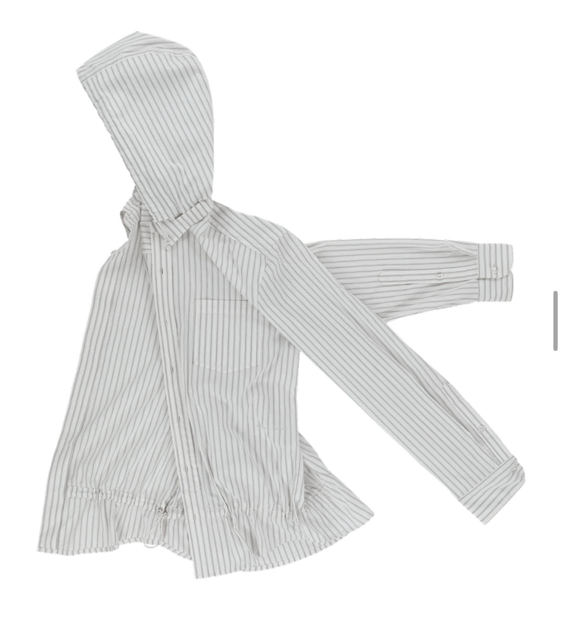 산산기어 스트라이프 후드 셔츠 상품이미지4