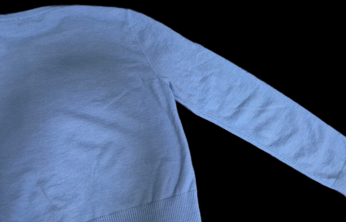 무신사스탠다드 우먼 라운드넥 가디건 파스텔블루 상품이미지10