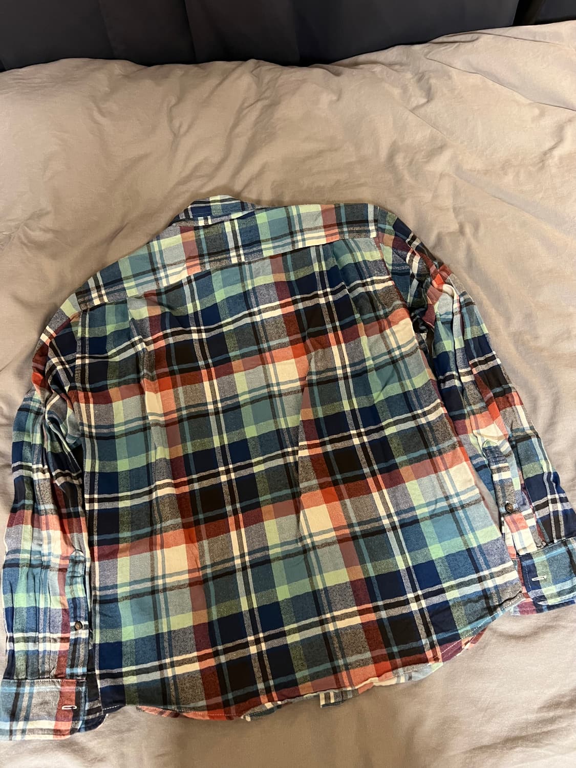 유니클로 플란넬 체크셔츠 남방 L 상품이미지2